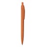 Długopis z włókien słomy pszenicznej (V1979-07) - wariant pomarańczowy