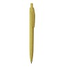 Długopis z włókien słomy pszenicznej (V1979-08) - wariant żółty