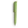 Mini długopis z włókien słomy pszenicznej (V1980-06) - wariant zielony
