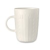 Kubek ceramiczny 310 ml - KNITTY (MO6321-06) - wariant biały