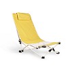 Capri. Krzesło plażowe - CAPRI (IT2797-08) - wariant żółty