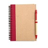 Notes z długopisem - SONORA PLUS (IT3775-05) - wariant czerwony