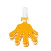 Kołatka w kształcie dłoni - CLAP (KC6813-08) - wariant żółty