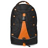 Czarny plecak - MONTE LEMA (MO7558-10) - wariant pomarańczowy