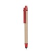 Dotykowy długopis z recyklingu - RECYTOUCH (MO8089-05) - wariant czerwony