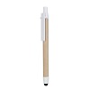 Dotykowy długopis z recyklingu - RECYTOUCH (MO8089-06) - wariant biały