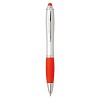 Rio Satynowy długopis - RIOTOUCH (MO8152-05) - wariant czerwony