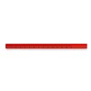 Ołówek stolarski z linijką - MADEROS (MO8686-05) - wariant czerwony