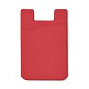 Silikonowe etui do kart płatni - SILICARD (MO8736-05) - wariant czerwony