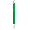 Długopis z gumowym wykończenie - AOSTA (MO8857-09) - wariant zielony