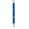 Długopis z gumowym wykończenie - AOSTA (MO8857-37) - wariant niebieski