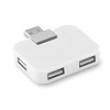 Hub USB 4 porty - SQUARE (MO8930-06) - wariant biały