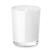 Mała szklana świeca - SELIGHT (MO9030-06) - wariant biały