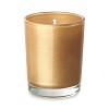 Mała szklana świeca - SELIGHT (MO9030-98) - wariant matowy złoty