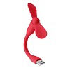 Przenośny wentylator USB - TATSUMAKI (MO9063-05) - wariant czerwony
