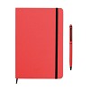 Zestaw notes z długopisem - NEILO SET (MO9348-05) - wariant czerwony