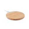 Okrągła ładowarka bambusowa - RUNDO + (MO6390-40) - wariant drewno