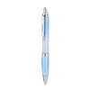 Długopis z RPET - RIO RPET (MO6409-52) - wariant przezroczysty błękitny