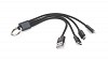 Kabel USB 3 w 1 TAUS (GA-09106-02) - wariant czarny