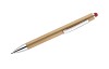 Touch pen bambusowy TUSO (GA-19661-04) - wariant czerwony