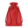 Mała bawełniana torba - TASKE SMALL (MO9729-05) - wariant czerwony