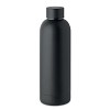 Stalowa butelka z recyklingu - ATHENA (MO6750-03) - wariant czarny