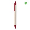 Długopis z kartonu po mleku - MITO PEN (MO6822-05) - wariant czerwony