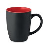 Dwukolorowy kubek ceramiczny - LIM (MO6840-05) - wariant czerwony