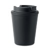 Kubek z recyklingu z PP 300 ml - TRIDUS (MO6866-03) - wariant czarny