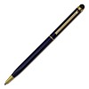 Długopis aluminiowy Touch Tip Gold, granatowy (R73409.42) - wariant granatowy