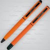 Zestaw piśmienny touch pen, soft touch CELEBRATION Pierre Cardin - pomarańczowy - (GM-B040100-1IP310) - wariant pomarańczowy