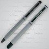Zestaw piśmienny touch pen, soft touch CELEBRATION Pierre Cardin - szary - (GM-B040100-8IP307) - wariant szary