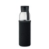 Szklana butelka 500 ml - EBOR (MO2089-03) - wariant czarny