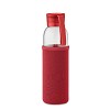 Szklana butelka 500 ml - EBOR (MO2089-05) - wariant czerwony