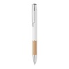 Aluminiowy długopis przycisk - SPARTA (MO2159-06) - wariant biały