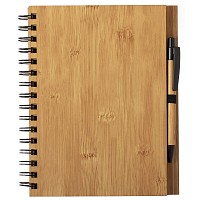 Bambusowy notatnik A5 z długopisem (V0206-16)