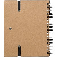 Zestaw do notatek, notatnik, długopis, linijka, karteczki samoprzylepne (V2991-03)