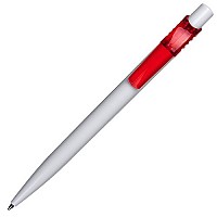 Długopis Easy, czerwony/biały  (R73341.08)
