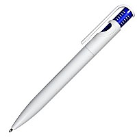 Długopis Fast, niebieski/biały  (R73342.04)
