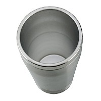 Kubek izotermiczny Landskrona 380 ml, srebrny/czarny  (R08392)