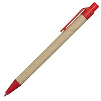 Długopis Eco, czerwony/brązowy  (R73387.08)