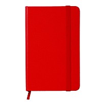 Notatnik 90x140/80k kratka Zamora, czerwony  (R64225.08)