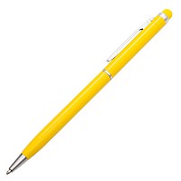 Długopis aluminiowy Touch Tip, żółty  (R73408.03)