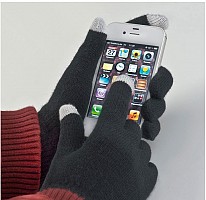 Rękawiczki do obsługi smartfonów - czarny - (GM-98765-03)