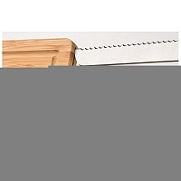Bambusowa deska do krojenia z nożem - brązowy - (GM-88872-01)