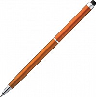 Długopis plastikowy do ekranów dotykowych - pomarańczowy - (GM-18786-10)