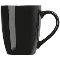 Kubek ceramiczny - czarny - (GM-80921-03)