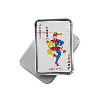 Karty do gry, metalowe pudełko - AMIGO (MO7529-16)