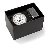 Analogowy zegar biurkowy - WORLDTIME (MO8102-17)