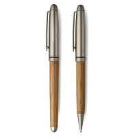 Zestaw piśmienny, długopis i pióro kulkowe (V1300-17)